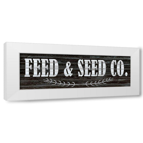 Feed and Seed Co White Modern Wood Framed Art Print by Kimberly, Allen