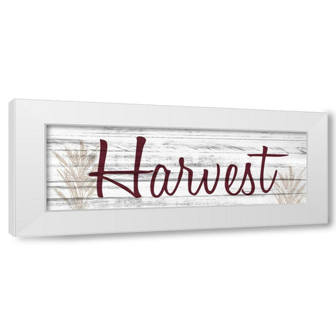 Harvest White Modern Wood Framed Art Print by Kimberly, Allen