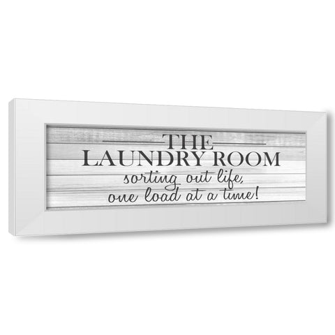 Sorting out Life White Modern Wood Framed Art Print by Kimberly, Allen