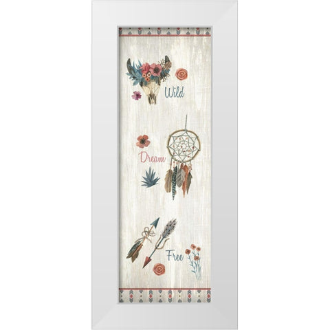 Wild Dream Free White Modern Wood Framed Art Print by Kimberly, Allen