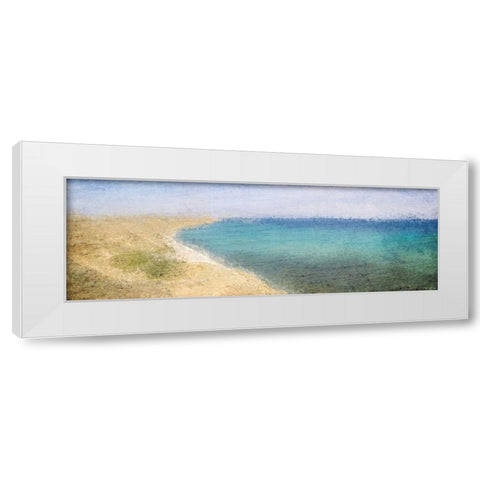 On The Coast White Modern Wood Framed Art Print by Kimberly, Allen
