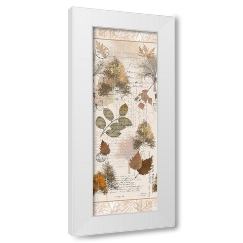My Fall Panel White Modern Wood Framed Art Print by Kimberly, Allen