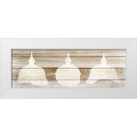In the Military 2 White Modern Wood Framed Art Print by Kimberly, Allen