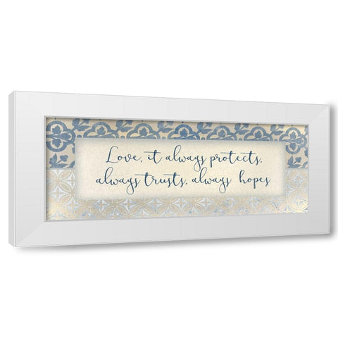 The Greatest 5 White Modern Wood Framed Art Print by Kimberly, Allen