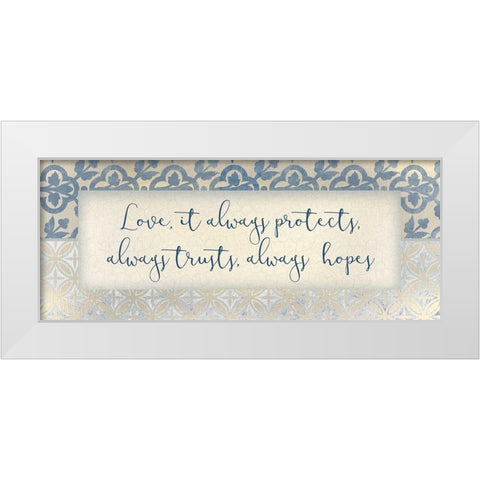 The Greatest 5 White Modern Wood Framed Art Print by Kimberly, Allen