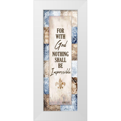 Nothing White Modern Wood Framed Art Print by Kimberly, Allen