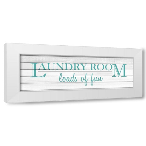 Loads of Fun v4 White Modern Wood Framed Art Print by Kimberly, Allen