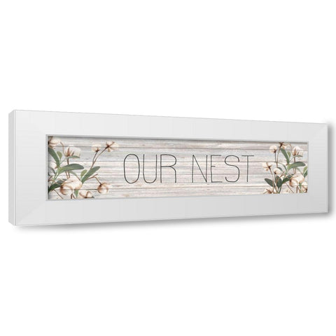 Cotton Days 8 White Modern Wood Framed Art Print by Kimberly, Allen