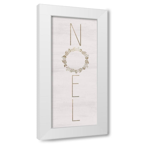 Christmas Romance 9 White Modern Wood Framed Art Print by Kimberly, Allen