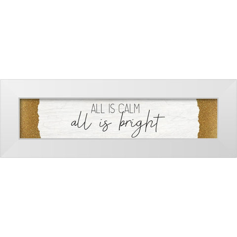 Christmas Luxe 7 White Modern Wood Framed Art Print by Kimberly, Allen