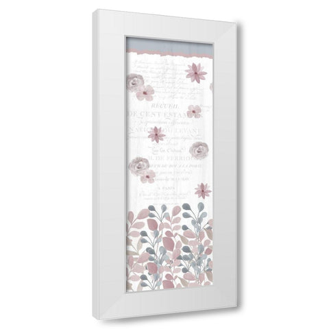 Wildflower Hope White Modern Wood Framed Art Print by Kimberly, Allen