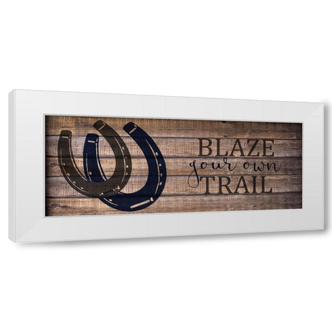 Blaze Your Own v2 White Modern Wood Framed Art Print by Kimberly, Allen