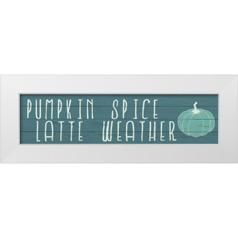 Latte Weather White Modern Wood Framed Art Print by Kimberly, Allen