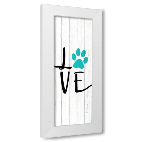 Must Love 2 White Modern Wood Framed Art Print by Kimberly, Allen