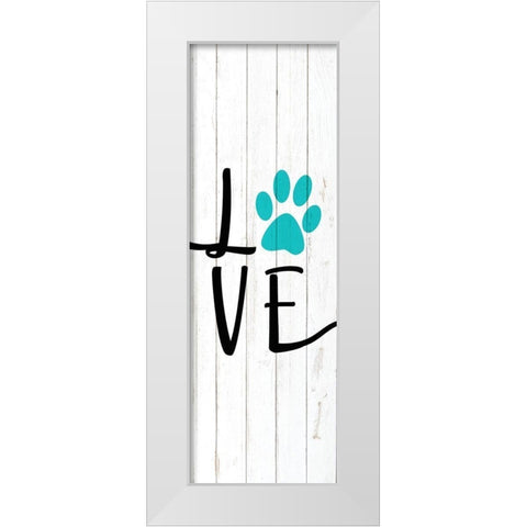 Must Love 2 White Modern Wood Framed Art Print by Kimberly, Allen