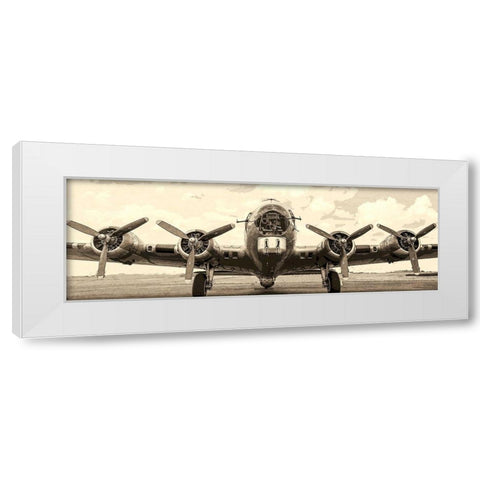 Up White Modern Wood Framed Art Print by Allen, Kimberly