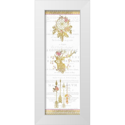 Free Spirit Panel White Modern Wood Framed Art Print by Allen, Kimberly