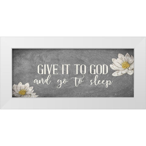 Give It 2 White Modern Wood Framed Art Print by Allen, Kimberly