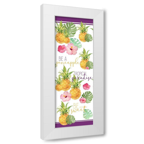 Be Sweet White Modern Wood Framed Art Print by Allen, Kimberly