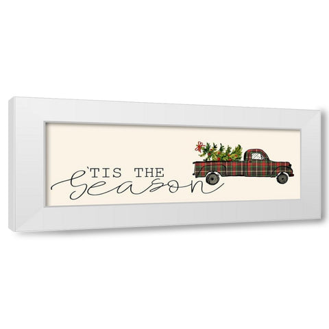 Tis the Season White Modern Wood Framed Art Print by Allen, Kimberly