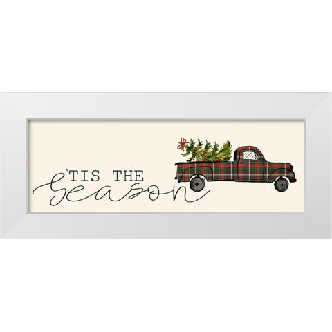 Tis the Season White Modern Wood Framed Art Print by Allen, Kimberly
