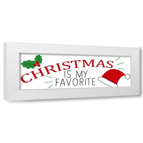 Christmas Is White Modern Wood Framed Art Print by Allen, Kimberly