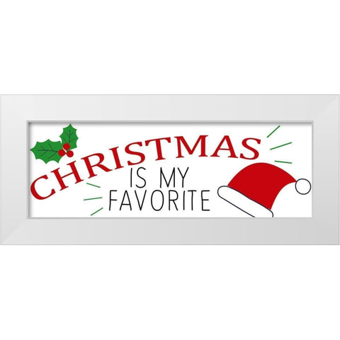 Christmas Is White Modern Wood Framed Art Print by Allen, Kimberly