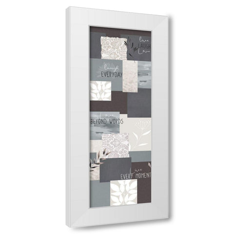 Love Beyond Panel White Modern Wood Framed Art Print by Allen, Kimberly