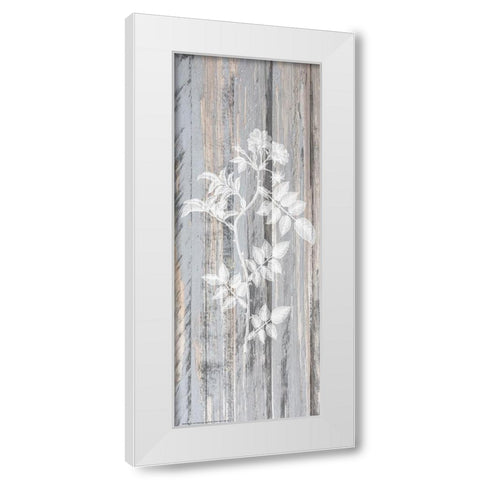Botanical Wood 1 White Modern Wood Framed Art Print by Allen, Kimberly