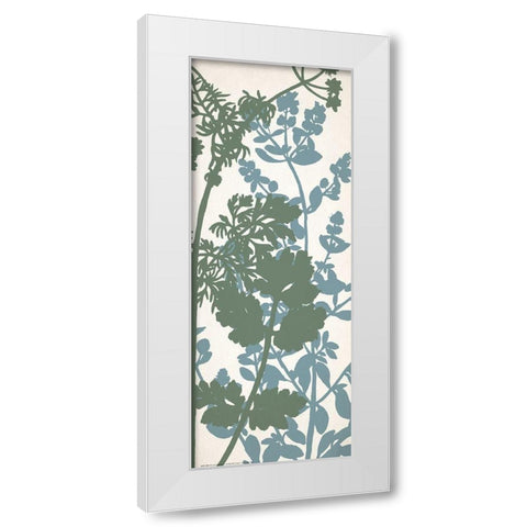Grow 1 White Modern Wood Framed Art Print by Allen, Kimberly