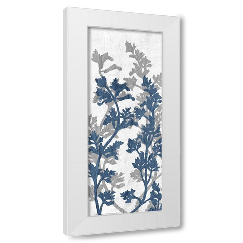 Navy Grey Branch 2 White Modern Wood Framed Art Print by Allen, Kimberly