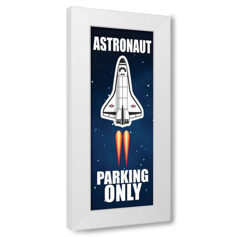 Space 1 White Modern Wood Framed Art Print by Allen, Kimberly