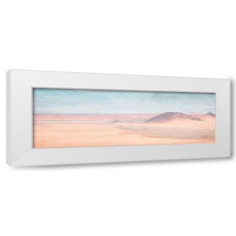 Panoramic Desert White Modern Wood Framed Art Print by Allen, Kimberly