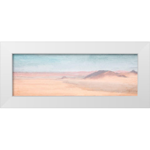 Panoramic Desert White Modern Wood Framed Art Print by Allen, Kimberly