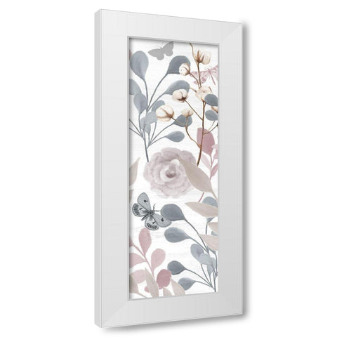 Wildflower Hope Panel A White Modern Wood Framed Art Print by Allen, Kimberly