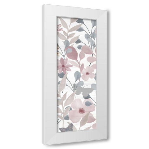 Wildflower Hope Panel B White Modern Wood Framed Art Print by Allen, Kimberly
