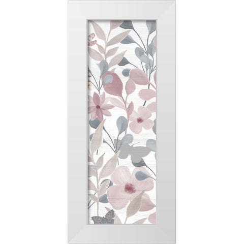 Wildflower Hope Panel B White Modern Wood Framed Art Print by Allen, Kimberly