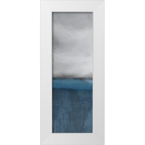 Into the Blue 1 White Modern Wood Framed Art Print by Allen, Kimberly