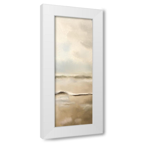 Golden Sea 2 White Modern Wood Framed Art Print by Allen, Kimberly