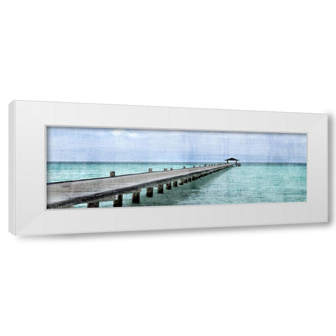 Paradise White Modern Wood Framed Art Print by Allen, Kimberly