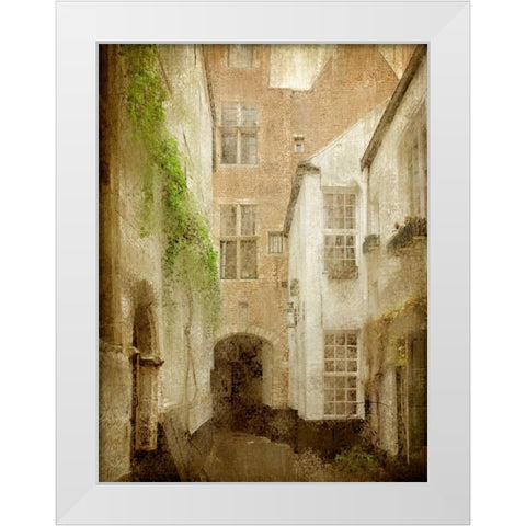 Along The Way White Modern Wood Framed Art Print by Allen, Kimberly
