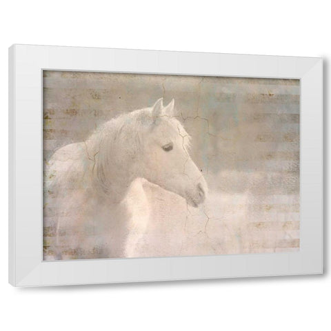 White Knight Serenity White Modern Wood Framed Art Print by Allen, Kimberly