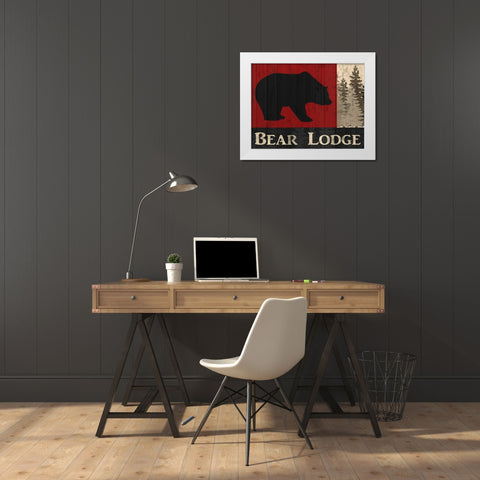ear Lodge White Modern Wood Framed Art Print by Allen, Kimberly