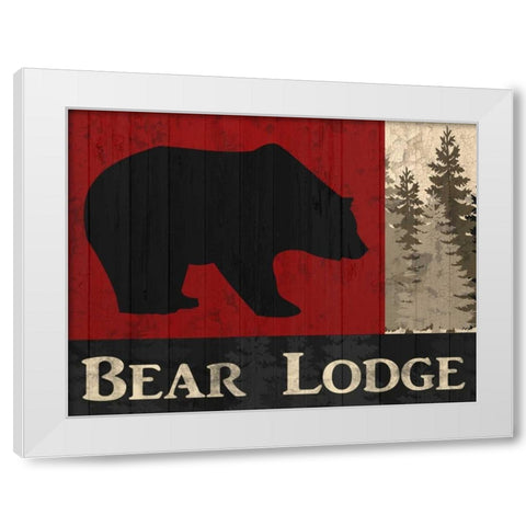 ear Lodge White Modern Wood Framed Art Print by Allen, Kimberly