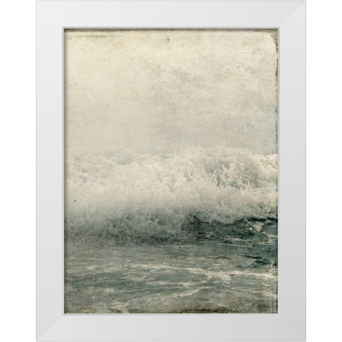 Ocean Waves 2 White Modern Wood Framed Art Print by Allen, Kimberly