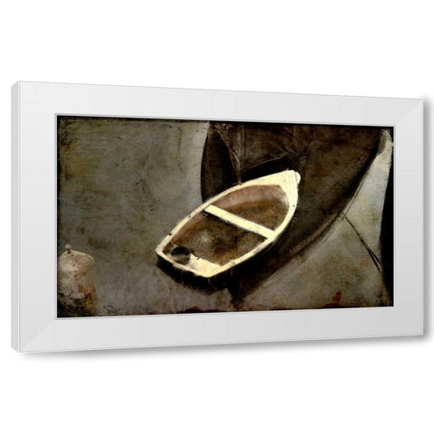 Reflection White Modern Wood Framed Art Print by Allen, Kimberly