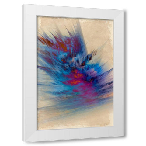 Crash White Modern Wood Framed Art Print by Allen, Kimberly