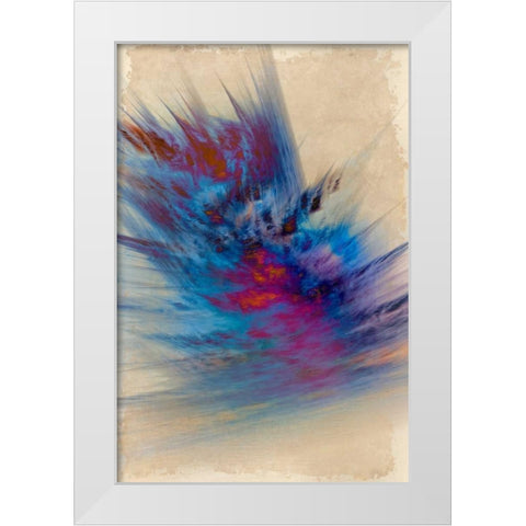Crash White Modern Wood Framed Art Print by Allen, Kimberly