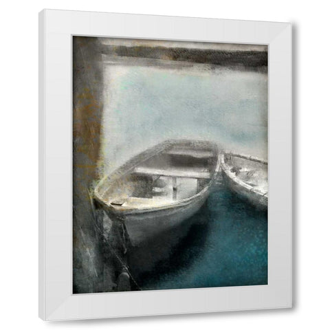 Lake Dusk 2 White Modern Wood Framed Art Print by Allen, Kimberly