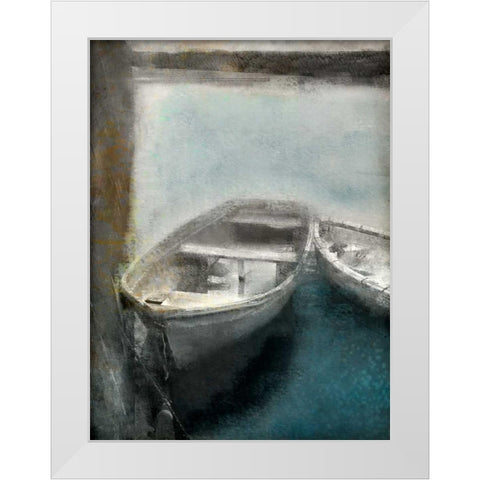 Lake Dusk 2 White Modern Wood Framed Art Print by Allen, Kimberly